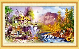 山水挂画