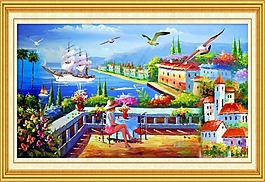 油画风景