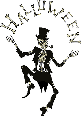 跳舞的骷髏 halloween 萬圣節