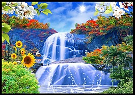 水画风景如画