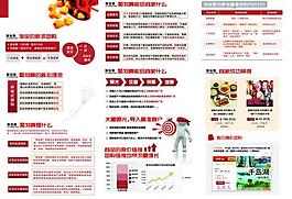 電子商務(wù)招商折頁圖片