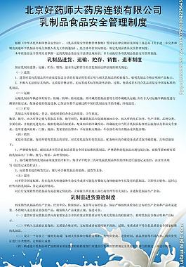 乳制品展板图片