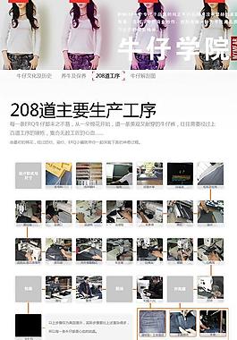 牛仔服飾制作工序圖片