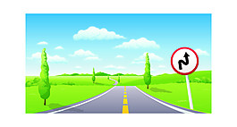 適量風(fēng)景 清新 簡(jiǎn)潔 藍(lán)天 白云 公路