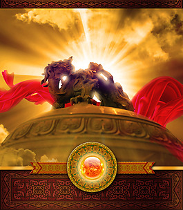 文化展板背景中國(guó)風(fēng)