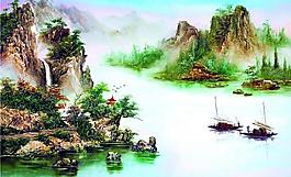 風(fēng)景油畫圖片