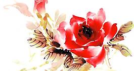 油画花图片