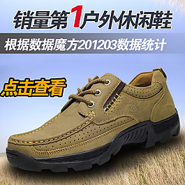 直通車(chē)休閑鞋大氣淘寶男鞋皮鞋海報(bào)psd
