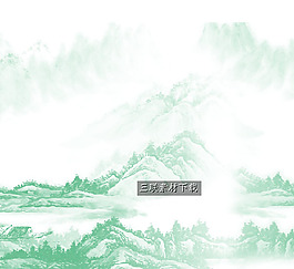 清秀山峰ps筆刷