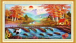 油畫風(fēng)景圖片