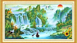 油畫風(fēng)景圖片