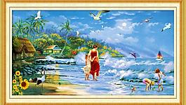 油畫風(fēng)景圖片