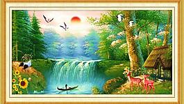 油畫風(fēng)景圖片