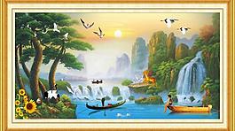 油畫風(fēng)景圖片