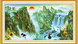 油畫風(fēng)景圖片