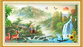 油畫風(fēng)景圖片