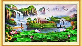 油畫風(fēng)景圖片