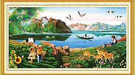 油畫風(fēng)景圖片