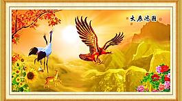 油畫風景圖片