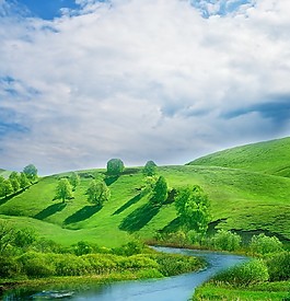 山水風(fēng)光合成圖