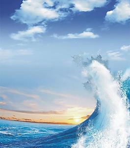 激情的海浪圖片