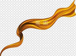 金色飄帶圖片