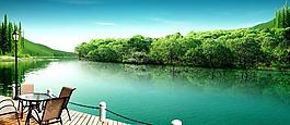 湖景圖片