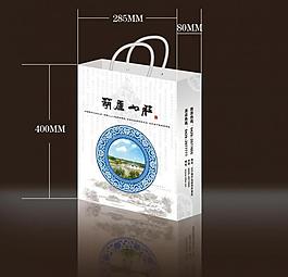 精美手提袋（展開圖）圖片