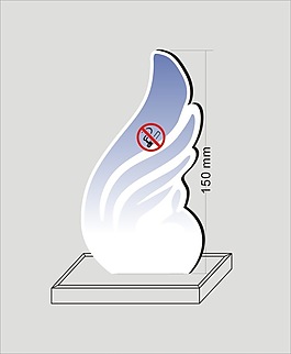賓館房間禁煙指示牌