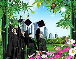 大學生博士帽圖片