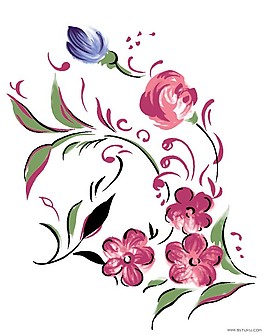 韓國時尚花紋