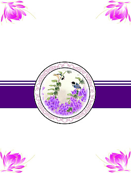 中國風 花 移門 高清圖