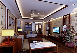 現(xiàn)代中式3d模型下載