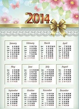 2014年日歷圖片