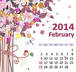 2014年日歷圖片