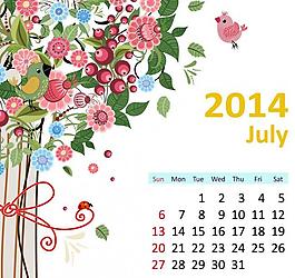 2014年日歷圖片