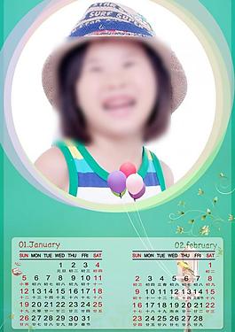 兒童臺(tái)歷圖片