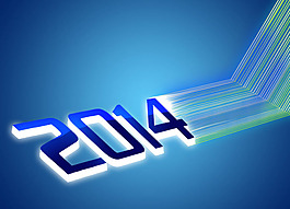 2014立體字