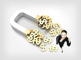 金钱货币分层素材