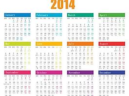 2014年日歷圖片