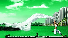 都市生活設計素材