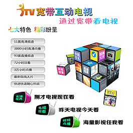 寬帶互動電視海報