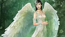 美女插畫圖片