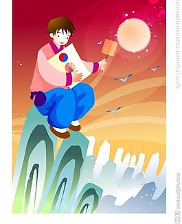 卡通兒童插畫圖片