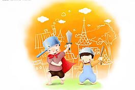 韓國兒童插畫6圖片
