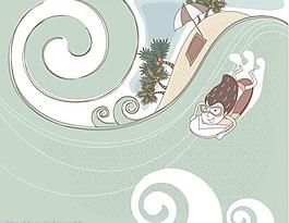 簡單生活 插畫圖片