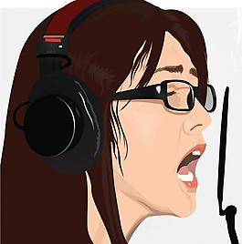 美女插畫圖片