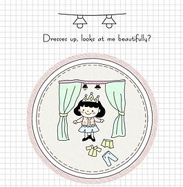 可愛 清新 插畫圖片