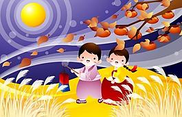 卡通兒童插畫圖片