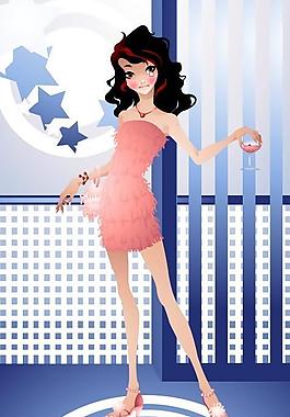 矢量人物插畫圖片